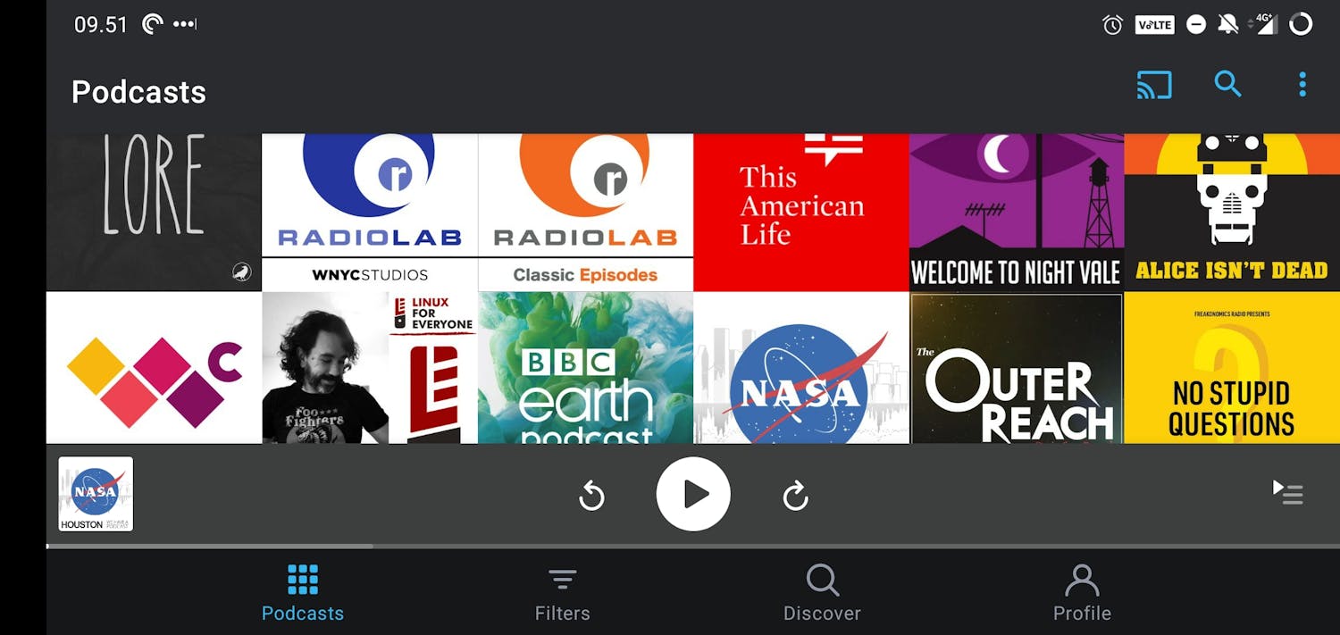 Bedste gratis Podcast app til Android mobiltelefon